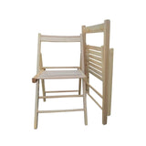 FOLDING CHAIR-2/S, FOLDABLE STYLE -NATURAL W49553507