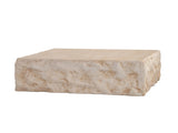 MgO Mid-Century Round Centre Table Vintage Faux Stone Sofa Pre-Modern Tables Beige W3081P344023