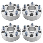 ZUN 2pcs Professional Hub Centric Wheel Adapters for Dodge Ram 1500 Durango Dakota 2002-2013 Silver 74533893