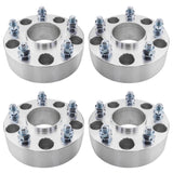 ZUN 2pcs Professional Hub Centric Wheel Adapters for Dodge Ram 1500 Durango Dakota 2002-2013 Silver 74533893