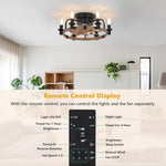 ZUN Dimmable Ceiling Fans with Lights and Remote W2738P242330