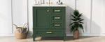 ZUN 30" Bathroom Vanity in Green, Modern Bathroom Cabinet Sink Combo Set, Bathroom Storage Cabinet 29442189