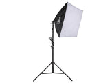 65W Photo Studio Photography 3 Soft Box Light Stand Continuous Lighting Kit Diffuser 25514450
