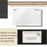 ON-TREND High Glossy Coffee Table with 2 Drawers, Practical Two Tone Center Table with Hidden N721P205792K