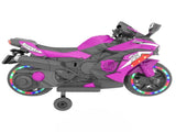 12V Kids Ride On Motorcycle, battery-powered kids' electric motorcycle with LED Nimbus toy, MP3, 88431139