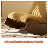Comfortable Glider Rocking Chair, High-Quality Upholstery Glider Chair, Solid Wood Frame, Perfect W2105P145994