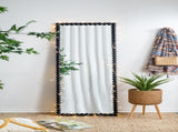 23" x 72" Full Length Mirror with Metal Beaded Frame, Rectangular Oversized Mirror for Living Room W2078135197