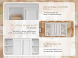 36'' x 28'' Medicine Cabinet, Wall Mounted Bathroom Storage Cabinet, with 1 Adjustable Shelf, 51197720