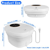 Collapsible Foot Spa Massager Electric Foldable Foot Soaker Tub with Remote Control Handle Surfing 58919253