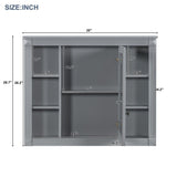 35'' x 28'' Wall Mounted Bathroom Storage Cabinet, Medicine Cabinet, Modern Bathroom Wall Cabinet WF305081AAE
