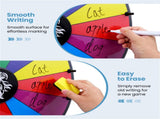 24" Spinning Prize Wheel with Foldable Stand Stand-Up & Tabletop Fortune Wheel - Multicolor 84150021