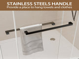 56-60" W x 60" H Frameless Double Sliding Shower Door, Premium 1/4" Thick Tempered Glass With T5595P489719