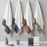 6 Piece Jacquard Towel Set B03598772