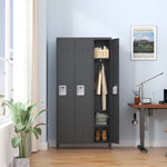 ZUN 3 Door 72"H Metal Lockers With Lock for Employees,Storage Locker Cabinet for Home Gym Office School T2398P285652