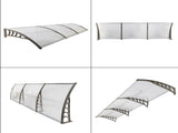 HT-300 x 100 Household Application Door & Window Rain Cover Eaves Transparent 59829794