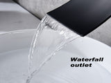 Wall mounted bathroom waterfall faucet 25458546