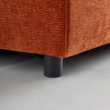 Modern Upholstered Chair Leisure Sofa Lounge Chair Removable Pillow - Armless Accent Chair for W1765P190104
