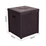 ZUN 51gal 195L Outdoor Garden Plastic Storage Deck Box Chest Tools Cushions Toys Seat Waterproof 80213979