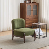 25.5" Modern Boucle Lounge Chair with Solid Wood Frame, Soft and Durable Boucle Upholstery, Perfect N767P256376G