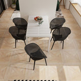 2-Pack Modern Lounge Chairs Indoor/Outdoor All-Weather PP Plastic, Lightweight for Patio, Beach, W3450P323310