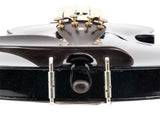GV102 4/4 Solid Wood EQ Violin Case Bow Violin Strings Shoulder Rest 20688913