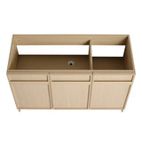 48" Freestanding Bathroom Vanity & 3 Soft-Close Cabinet Doors-BVC11148DOK -Excluding W999P239163