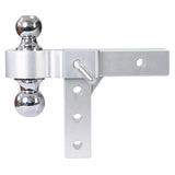 Alu Adjustable Trailer Drop Hitch,2inch receiver,6 inch adjustable W46537189