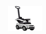 2-in-1 Baby Push Car & Ride-On, Push Handle with Safety Guardrail, White 49492881