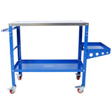 Welding Table 36"x18", 1200lbs Load Capacity Steel Welding Workbench Table on Wheels, Portable Work 31724673