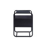 ZUN Metal Frame Accent Table in Black Finish B016P257184