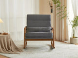 100*65*101cm High Back Belt Waist Pillow Log Color Solid Wood Armrest Backrest Seat Frame Iron Frame 08670975