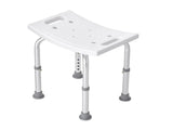 Shower Chair, Adjustable Height Shower Stool with Built-in Handles, Non-Slip Bath Bench Seat for 72542791