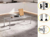 2 Pack Heavy Duty 1-Tier Shelving Storage Shelves,Adjustable Storage Units,Steel Wire Shelving 20679764