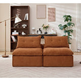 Modular Sofa,No Armrests,At will DIY,Soft Chenille Fabric,Neck W2108P261274
