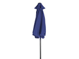 9ft Patio Umbrella, Outdoor Market Umbrella with Push Button Tilt, Crank Handle, 6 Sturdy Iron Ribs, 93983918