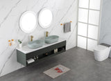 Modern Oval 24"x14" Above Bathroom Vessel Sink, Bathroom Sink for Lavatory Vanity Cabinet W127281985