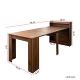 Modern Extendable Dining Table with Storage W331P191551