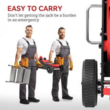 1.5 Ton Big Wheel Hydraulic Car Jack for Trucks, SUVs, ATVs, Red 38152003
