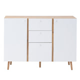 Sideboard Buffet Cabinet with 3 Drawers & 2 Doors,47.24"Buffet Cabinet with Adjustable Shelves 31519330