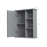23.6" Grey Bathroom Wall Cabinet W2704P264352