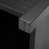 End Table with Charging Station, Narrow Sofa Side Table, Wooden Nightstand, Bedroom Living Room W2181P152443