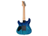 39in Electric Guitar H-H Pickups Trans Blue suit for Heavier Rock 55240222