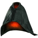 USB Heated Blanket Electric Heated Blanket Heated Poncho Shawl Wrap Throw with Zipper Washable for 41370166