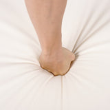 2" THICK CHAISE LOUNGE CUSHION IN CREAM - WATERPROOF FOLDABLE 2-SECTION DESIGN - FOR POOLSIDE, PATIO N770P253018C