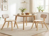 Set of 2 Dining Chair Set , Teddy Velvet Upholstery & Plush Padded Design 44117233