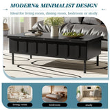 Lift-Top Coffee Table with 2 Drawers, Modern Space Saving Center Table with Foldable Top, 09928570