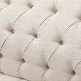 Comfy 3-seat Sofa with Wooden Legs, PU, for Living Room and Study 65124.00BGE