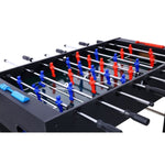 ZUN 54-Inch Hurricane Foosball Table for Family Game Rooms with Light Cherry Finish, Analog Scoring and W465P164160