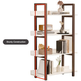 Multifuction Bookcase with Solid Wood Frame,Mix Color Plant Standing for Home Decro W3128P281333