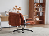 Criss Cross Legged Office Chair with Flip-Up Back Built-In Dynamic Airbag Lumbar Support, Wide Seat 55863101